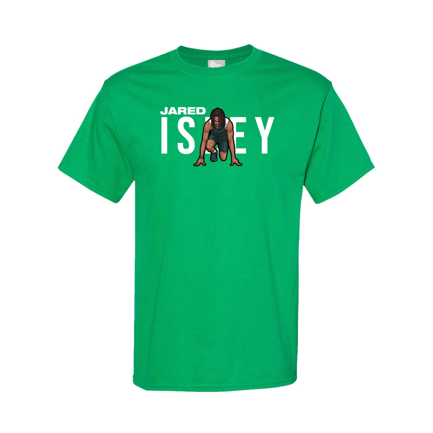 Youth Tee — Player Name in Green