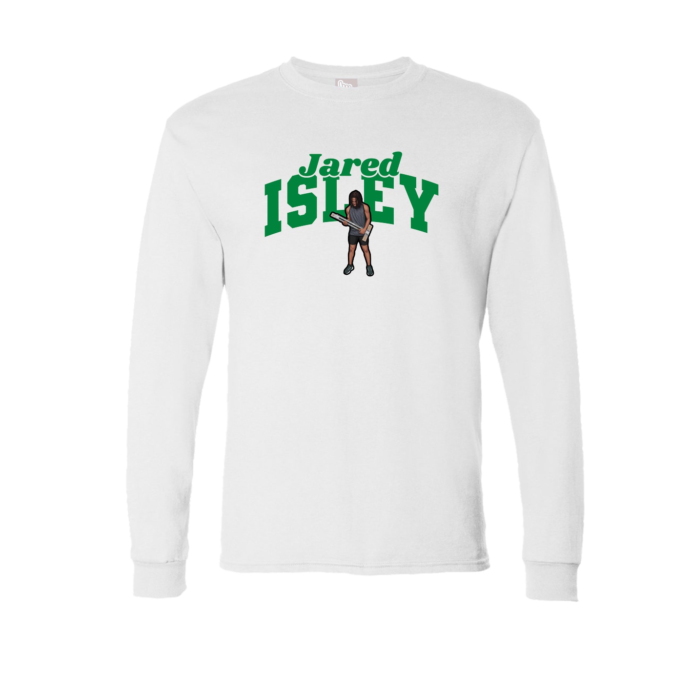 Long Sleeve Tee — Signature Arch in White