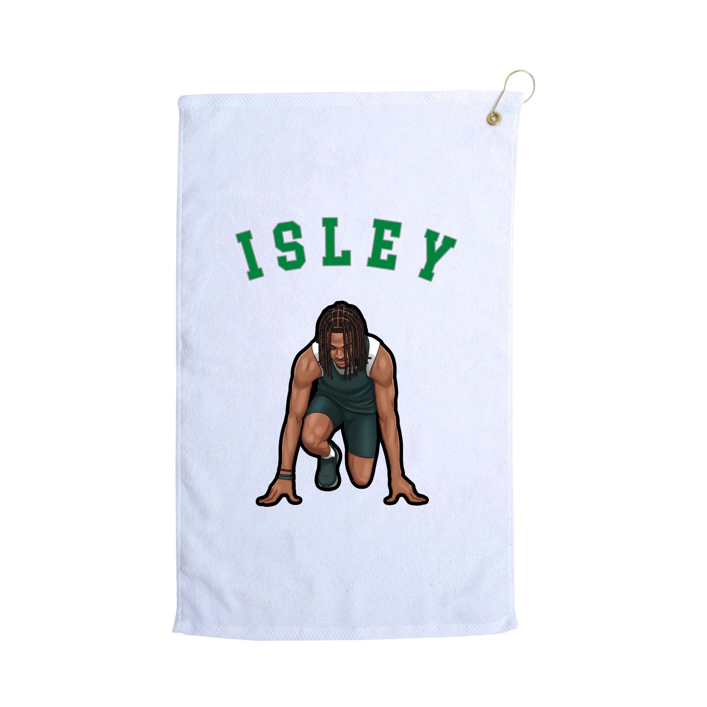 Golf Towel — Shirsey Arch in White