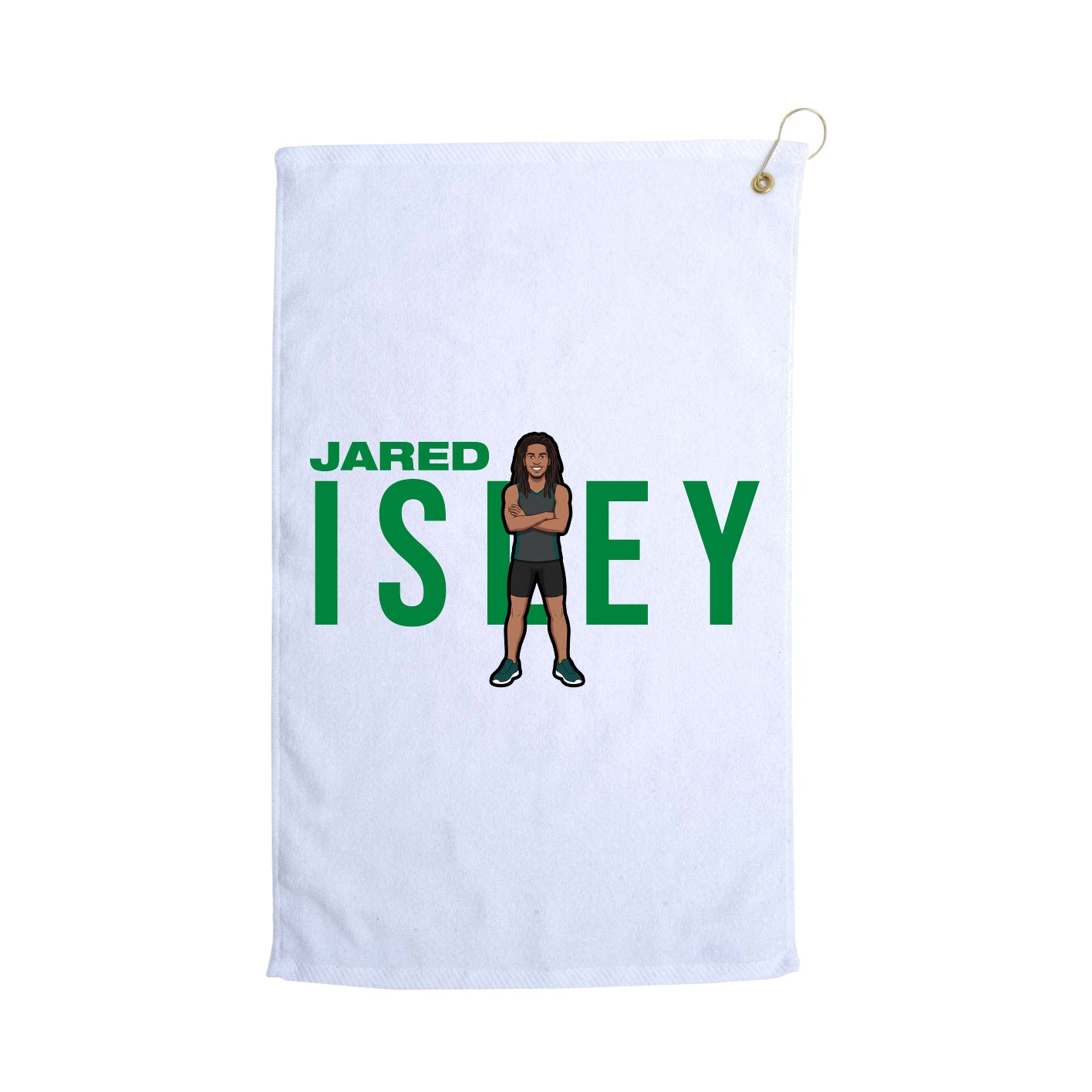 Golf Towel — Player Name in White