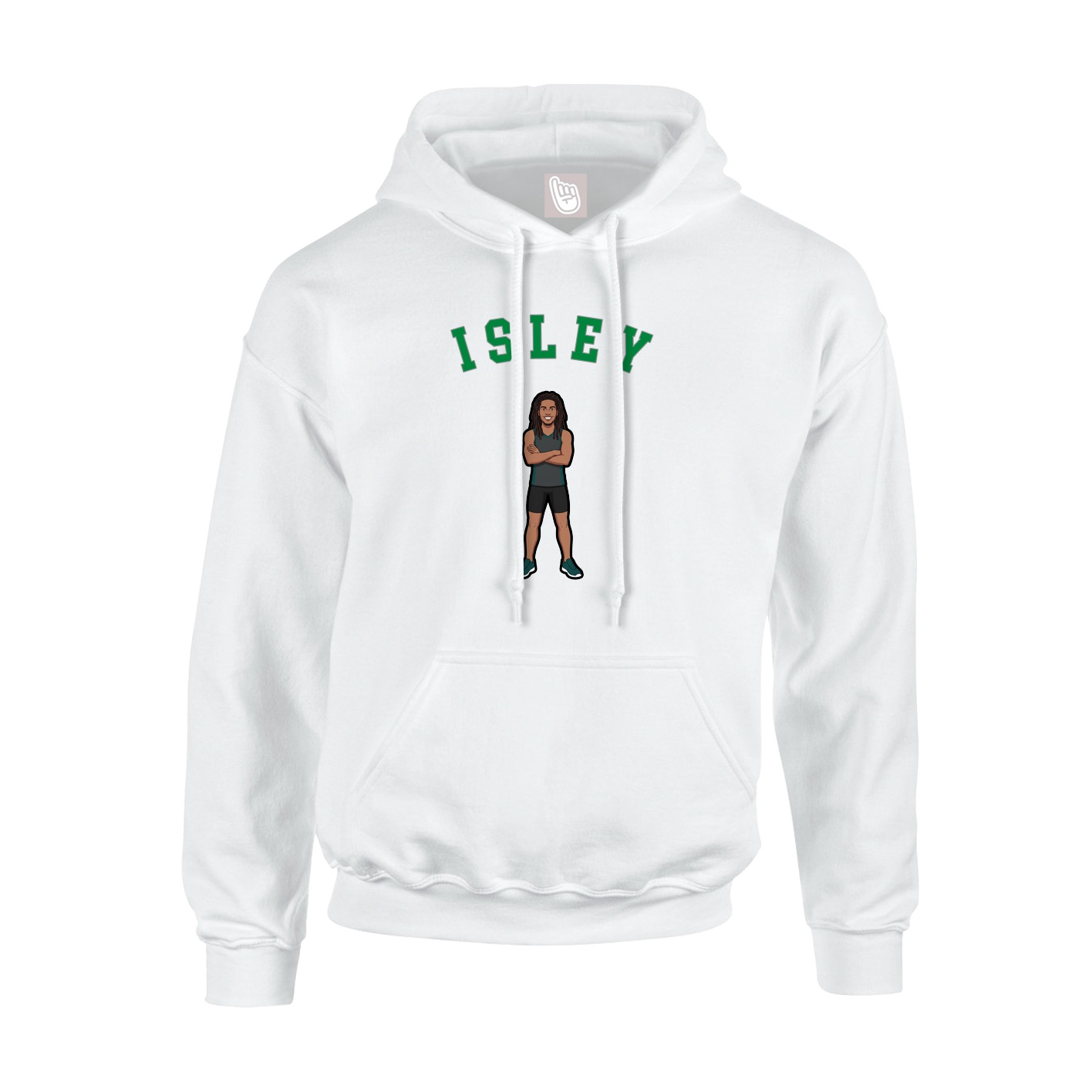 Hoodie — Shirsey Arch in White