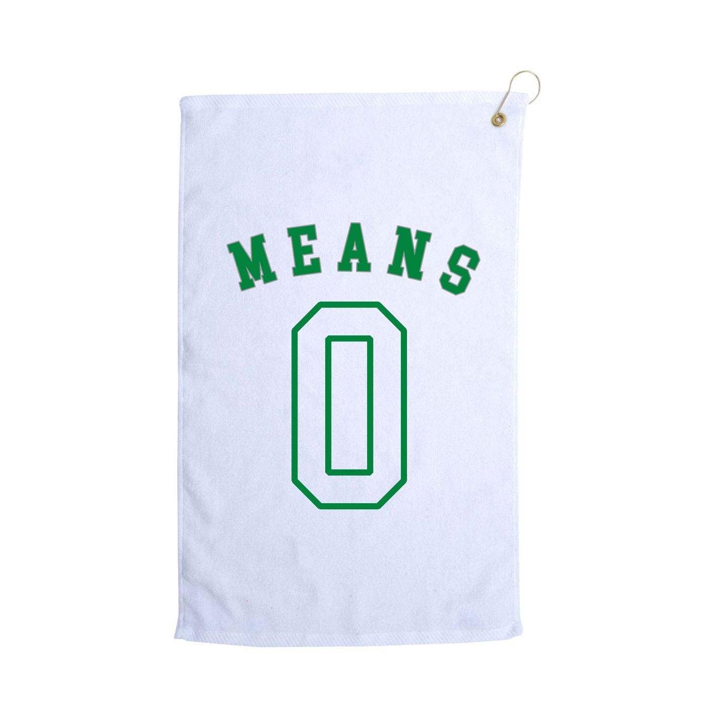 Golf Towel — Shirsey Arch in White