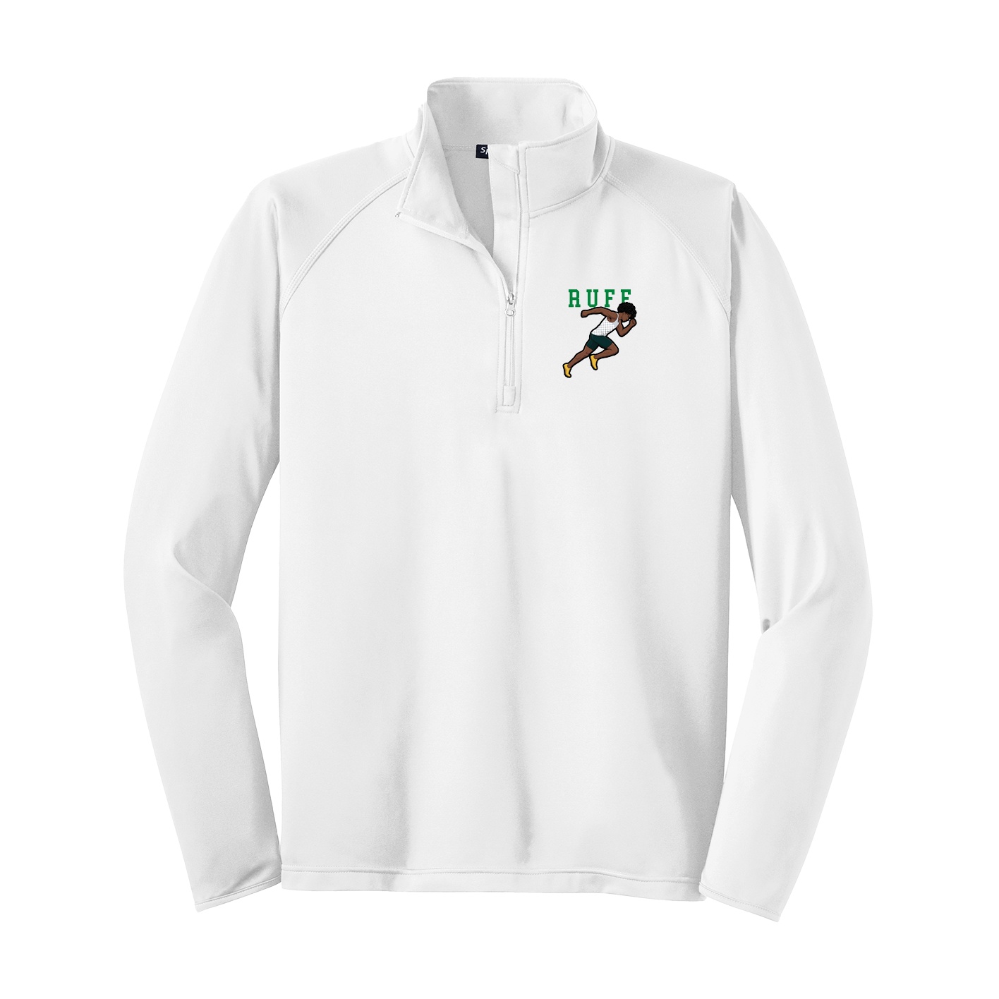 Q-Zip Pullover — Shirsey in White