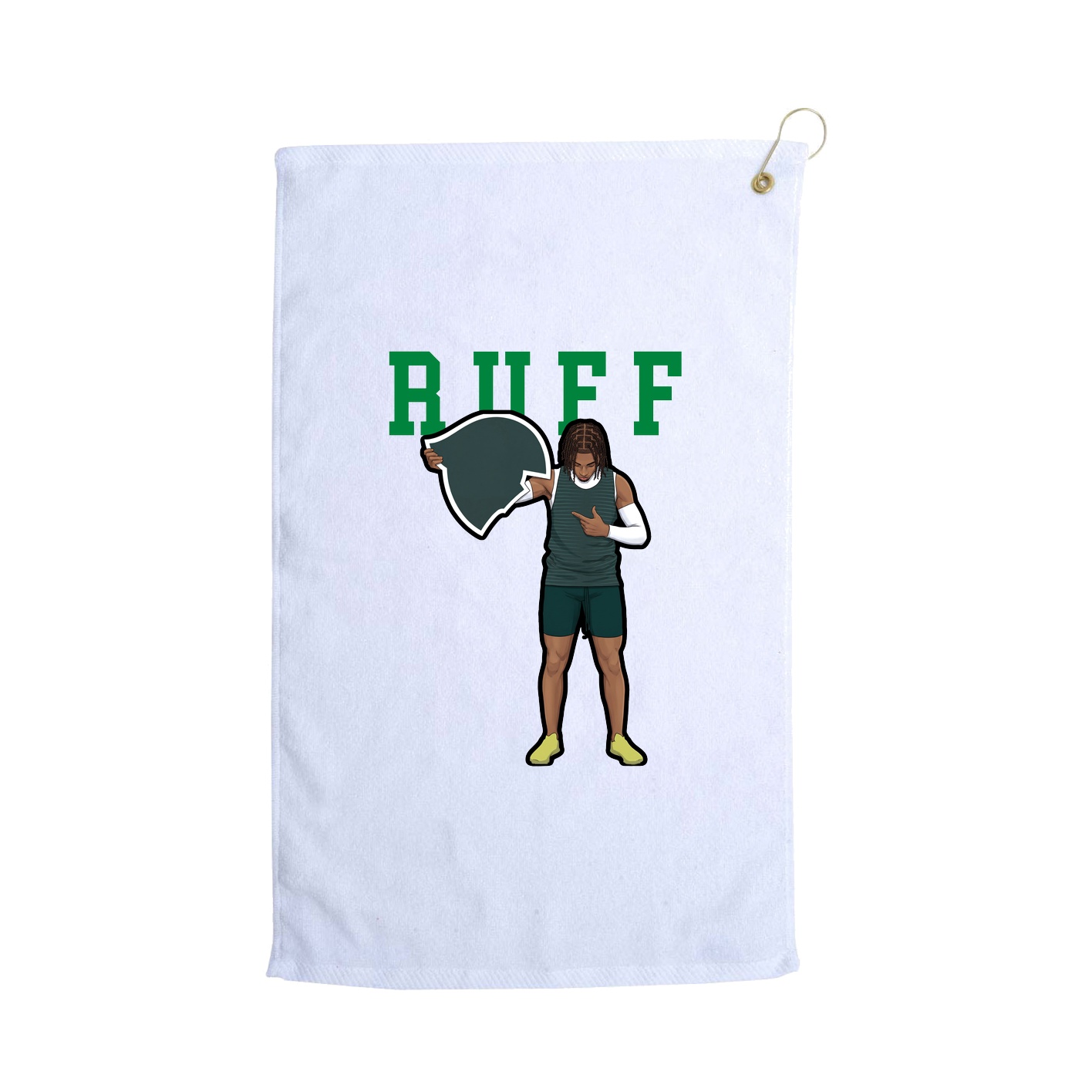 Golf Towel — Shirsey in White