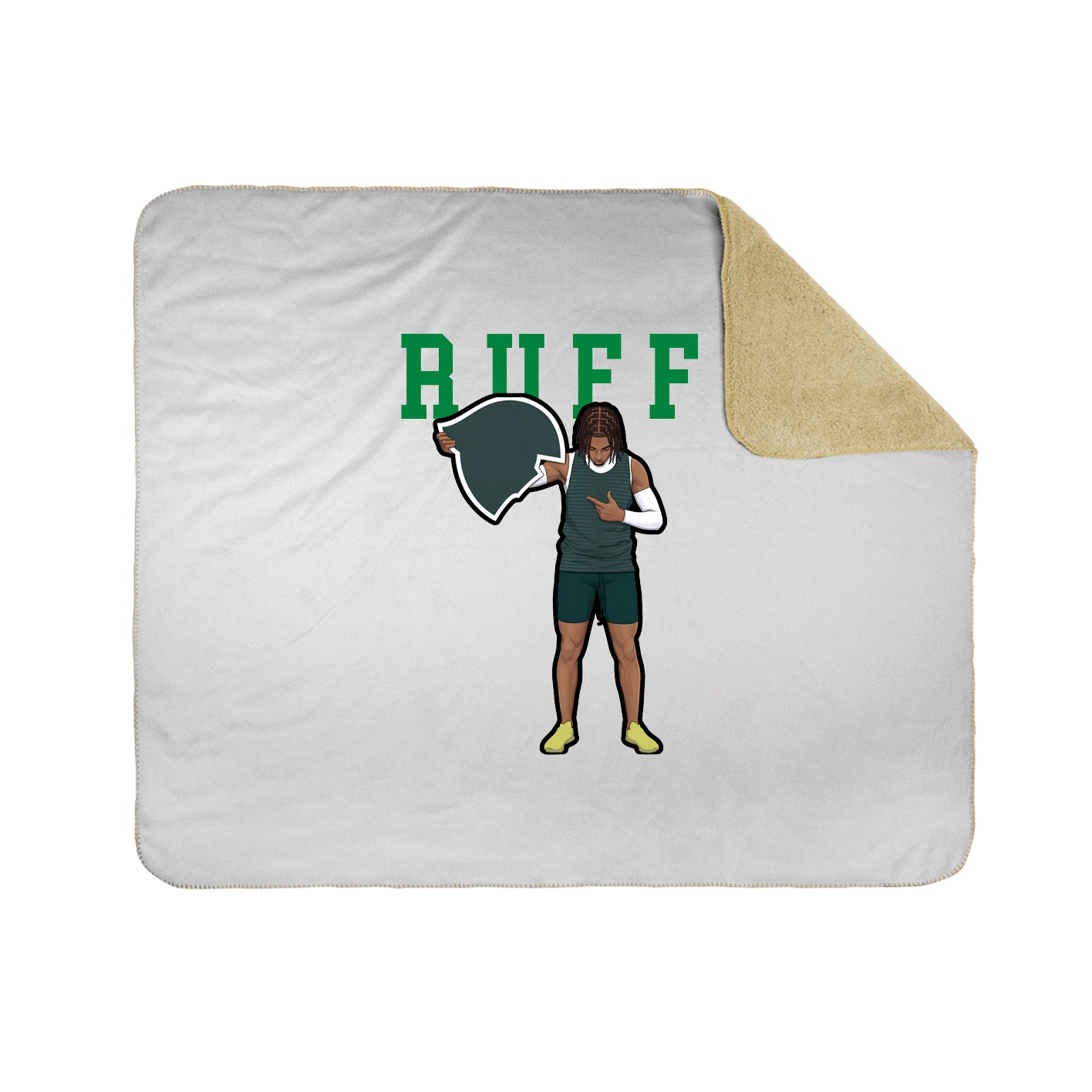 Throw Blanket — Shirsey in White