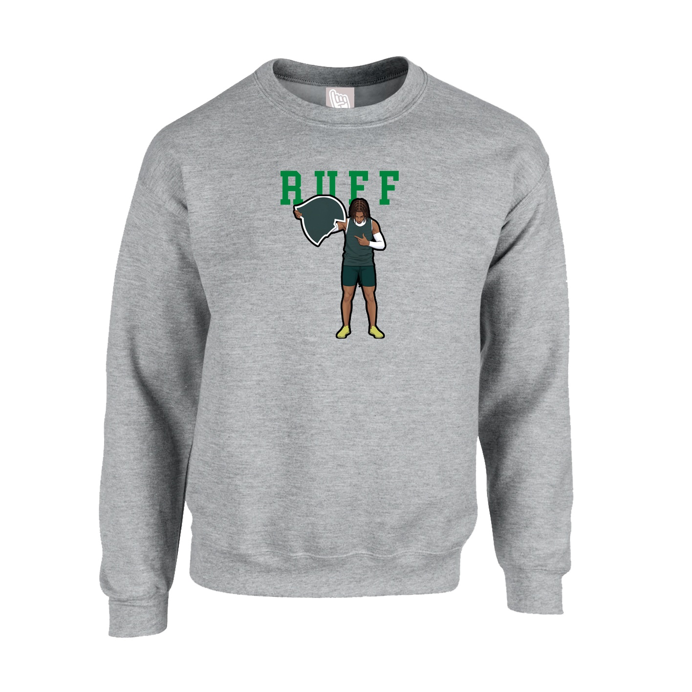 Fleece Crew — Shirsey in Grey