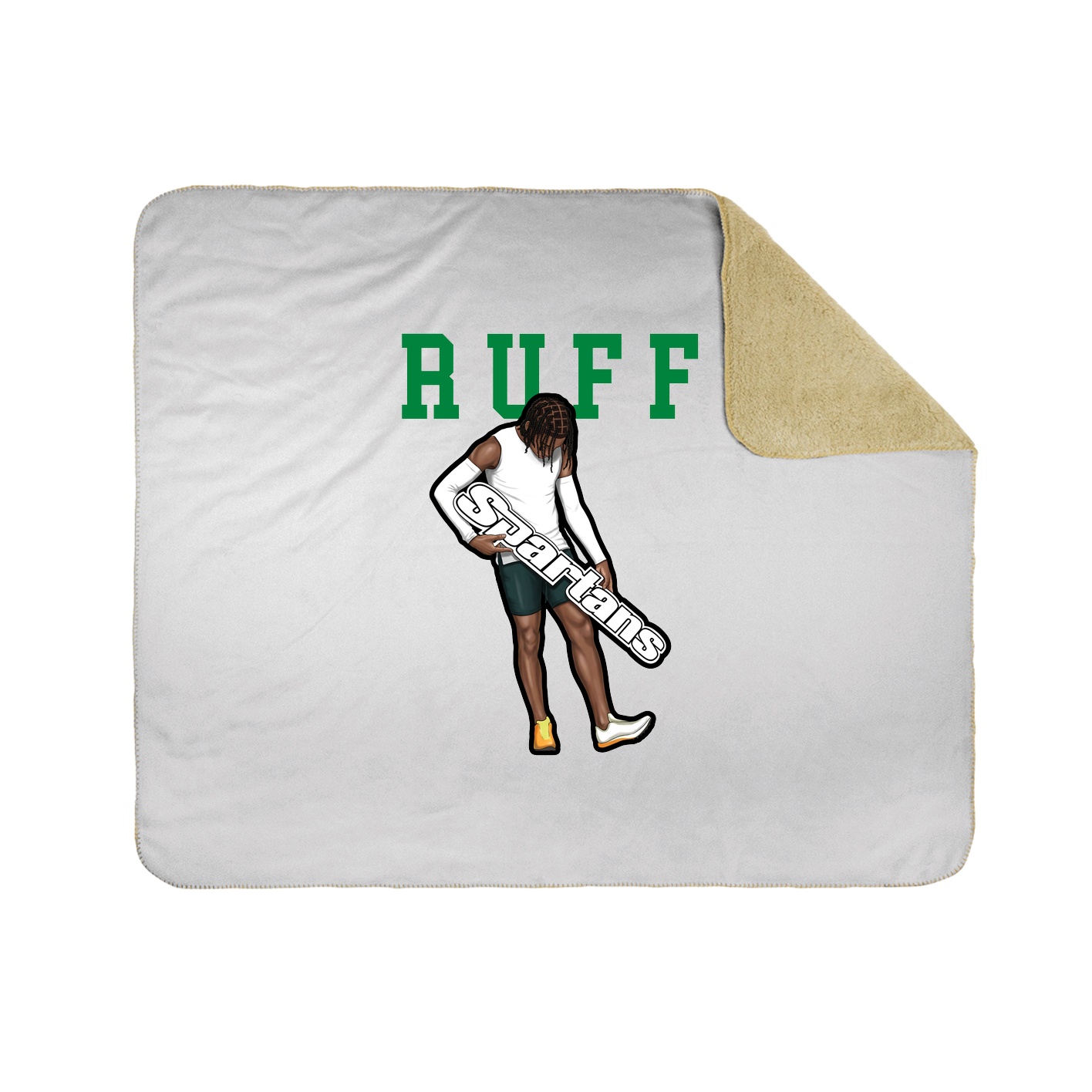 Throw Blanket — Shirsey in White