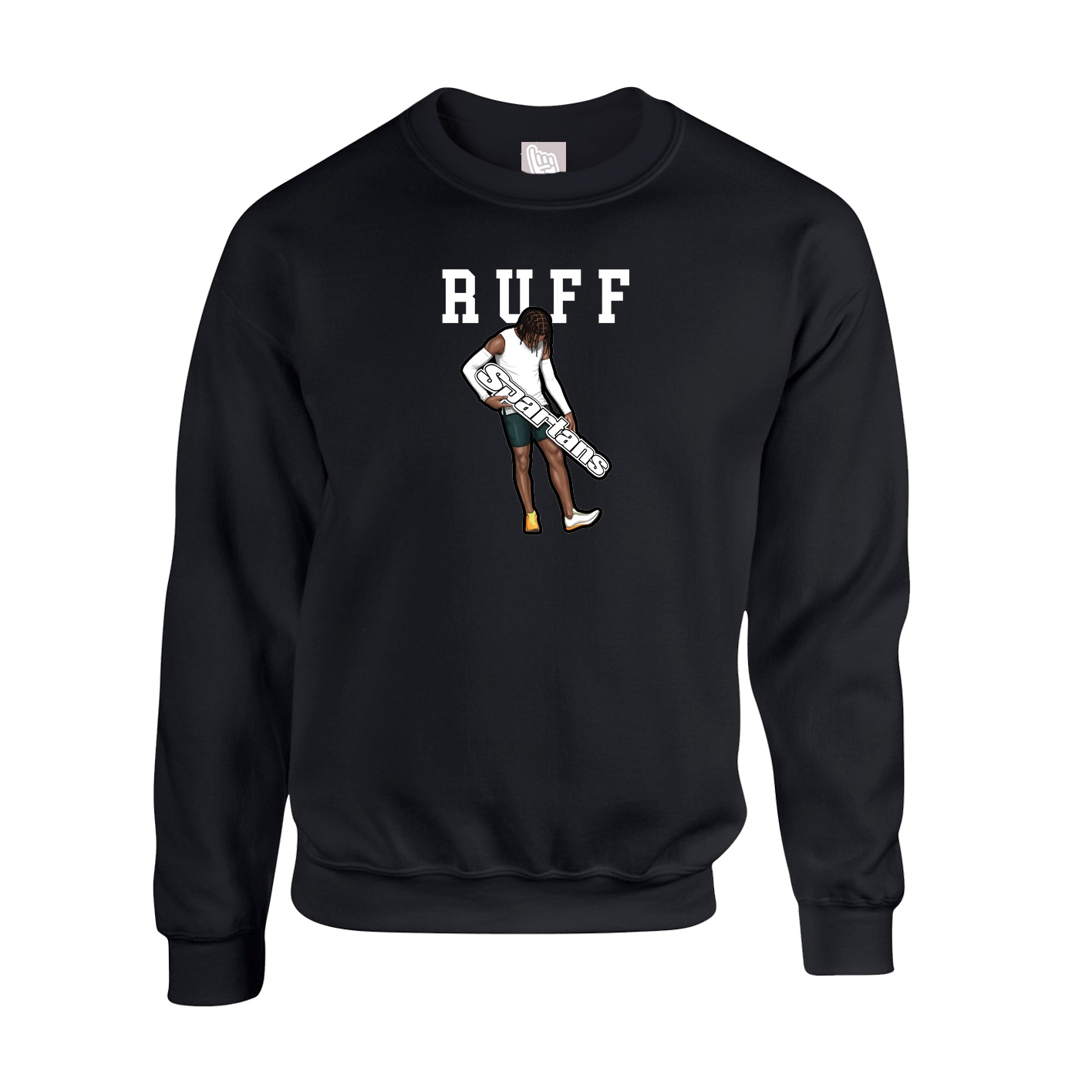 Fleece Crew — Shirsey in Black