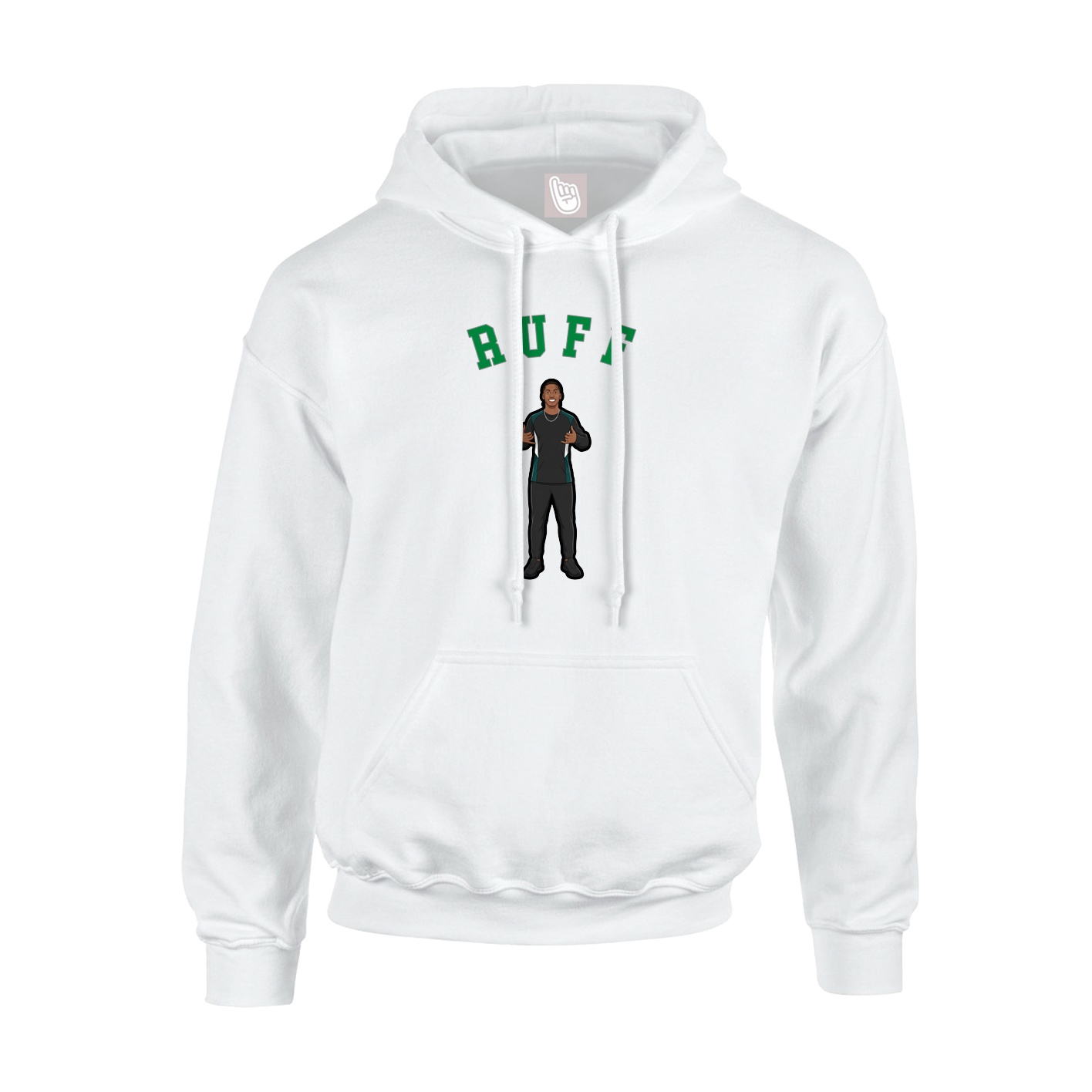 Hoodie — Shirsey Arch in White