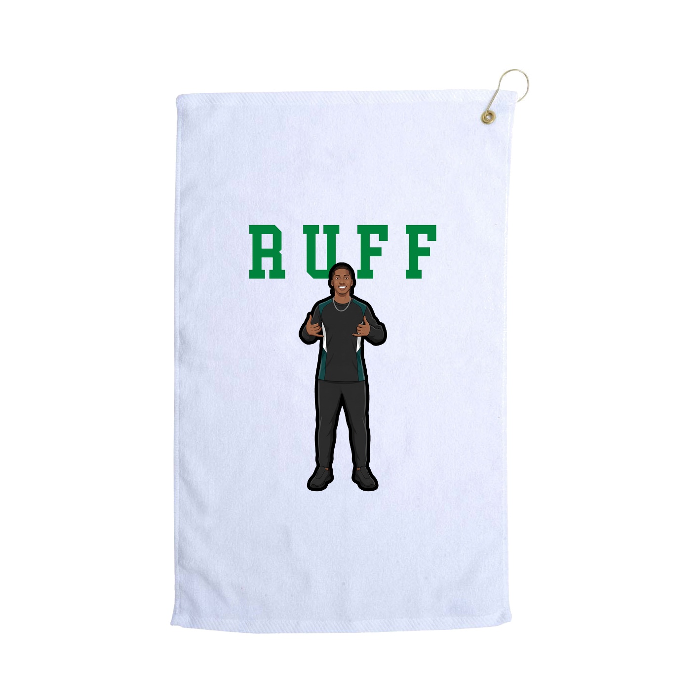 Golf Towel — Shirsey in White
