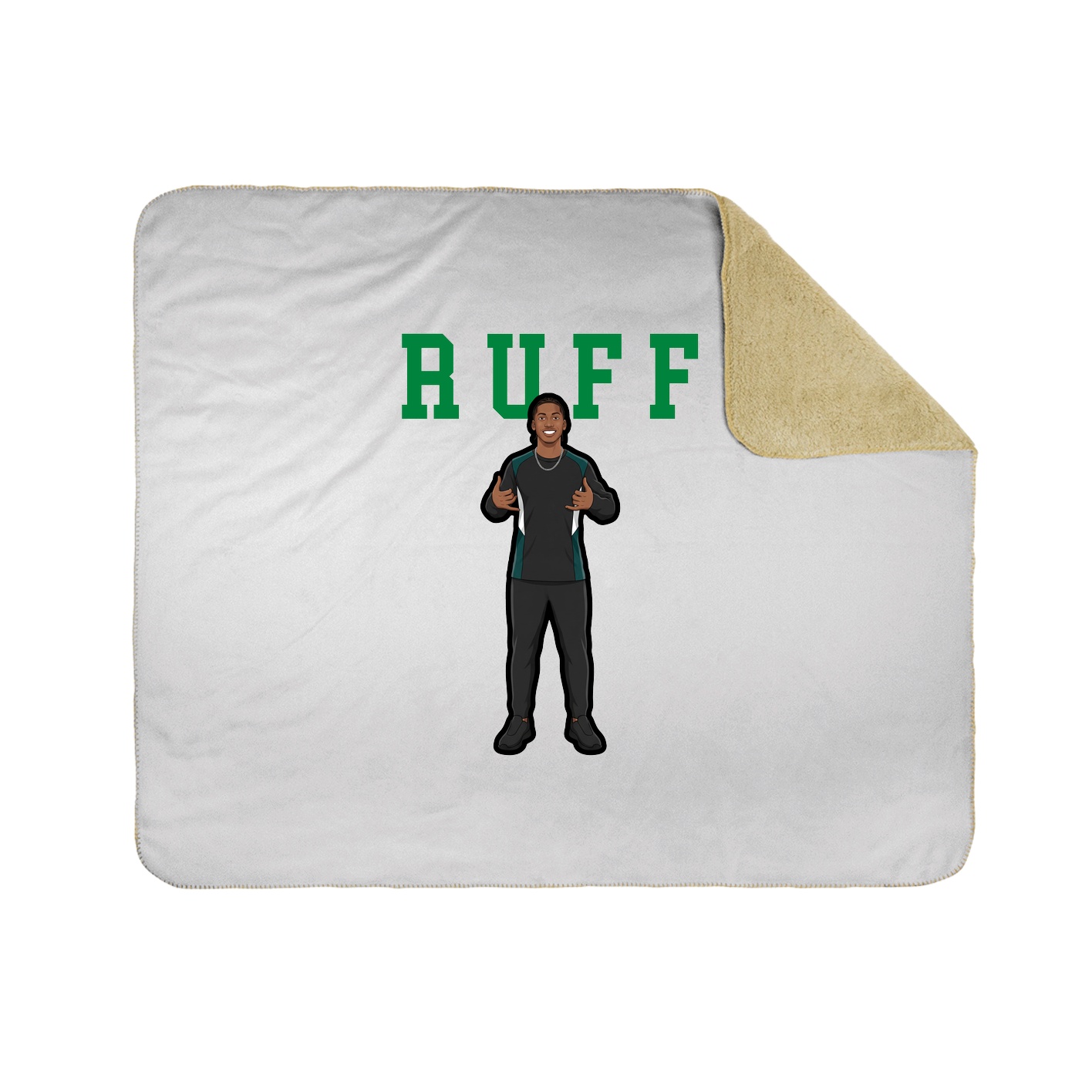 Throw Blanket — Shirsey in White