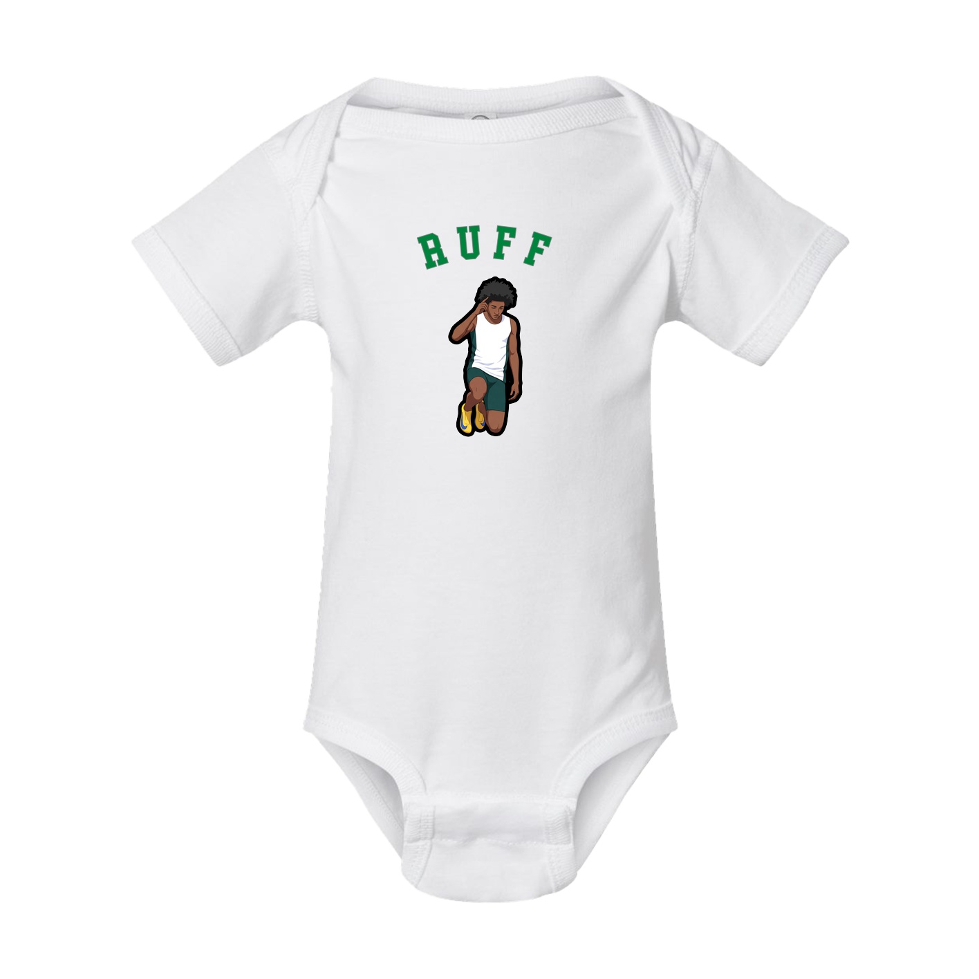 Baby Onesie — Shirsey Arch in White