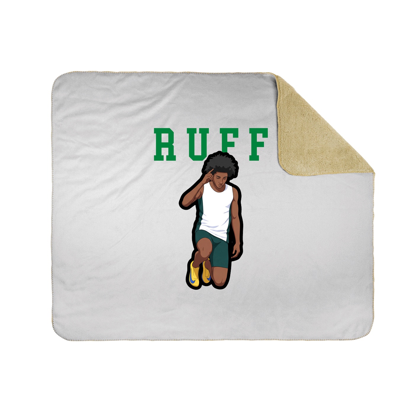 Throw Blanket — Shirsey in White