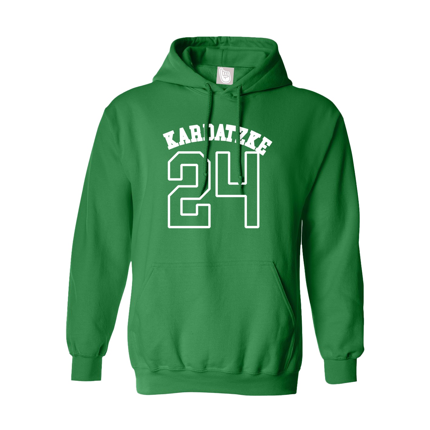 Youth Hoodie — Shirsey Arch in Green