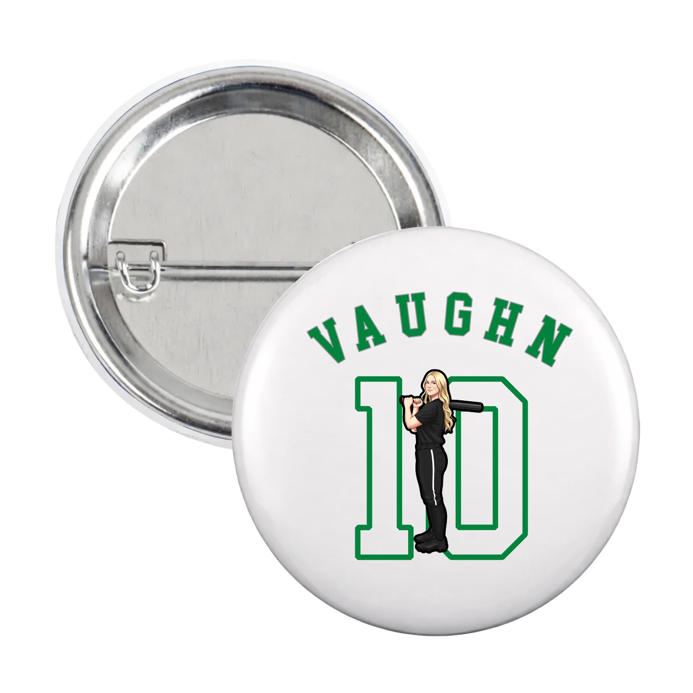 Game Day Button — Shirsey Arch in White