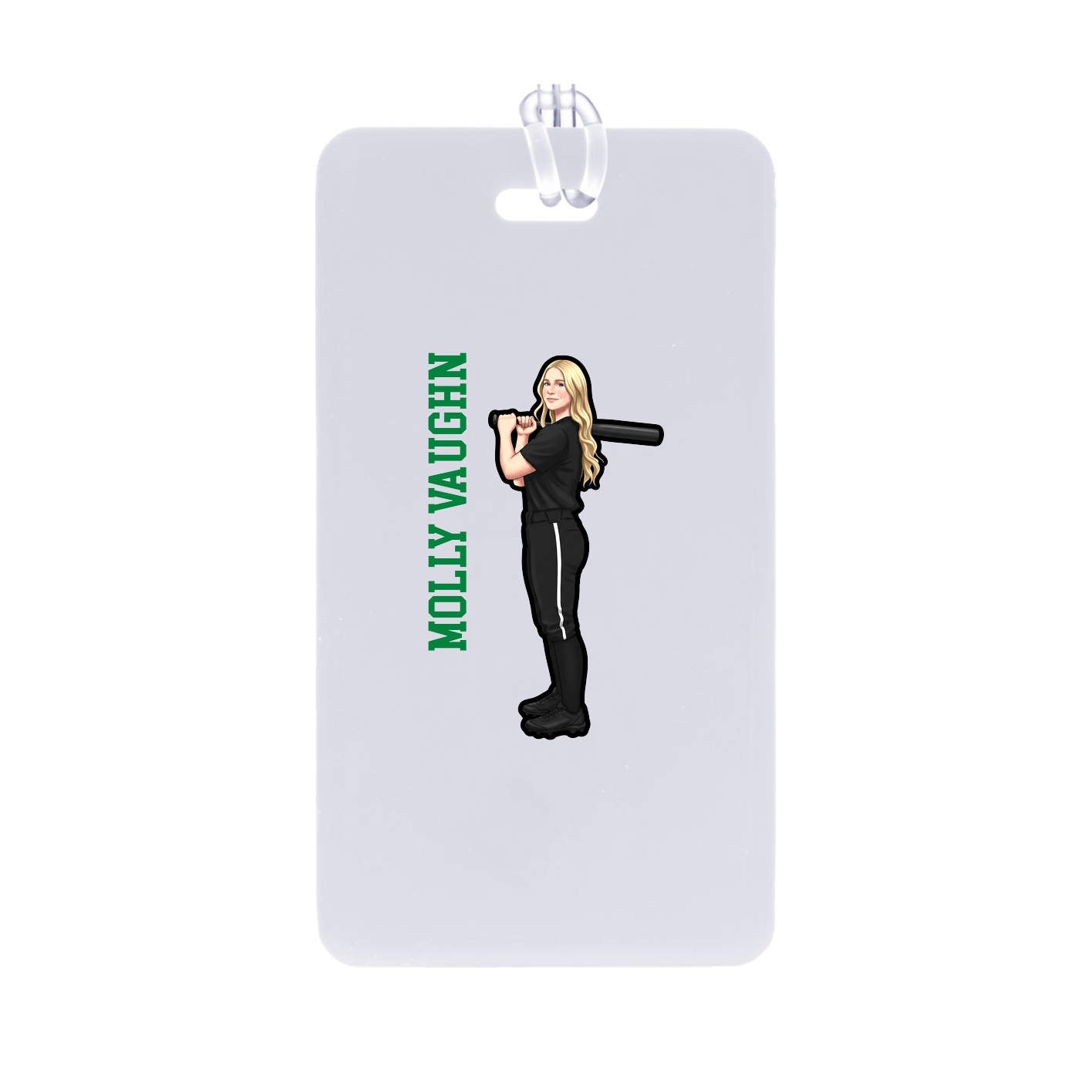 Bag Tag — Name Vertical in Classic
