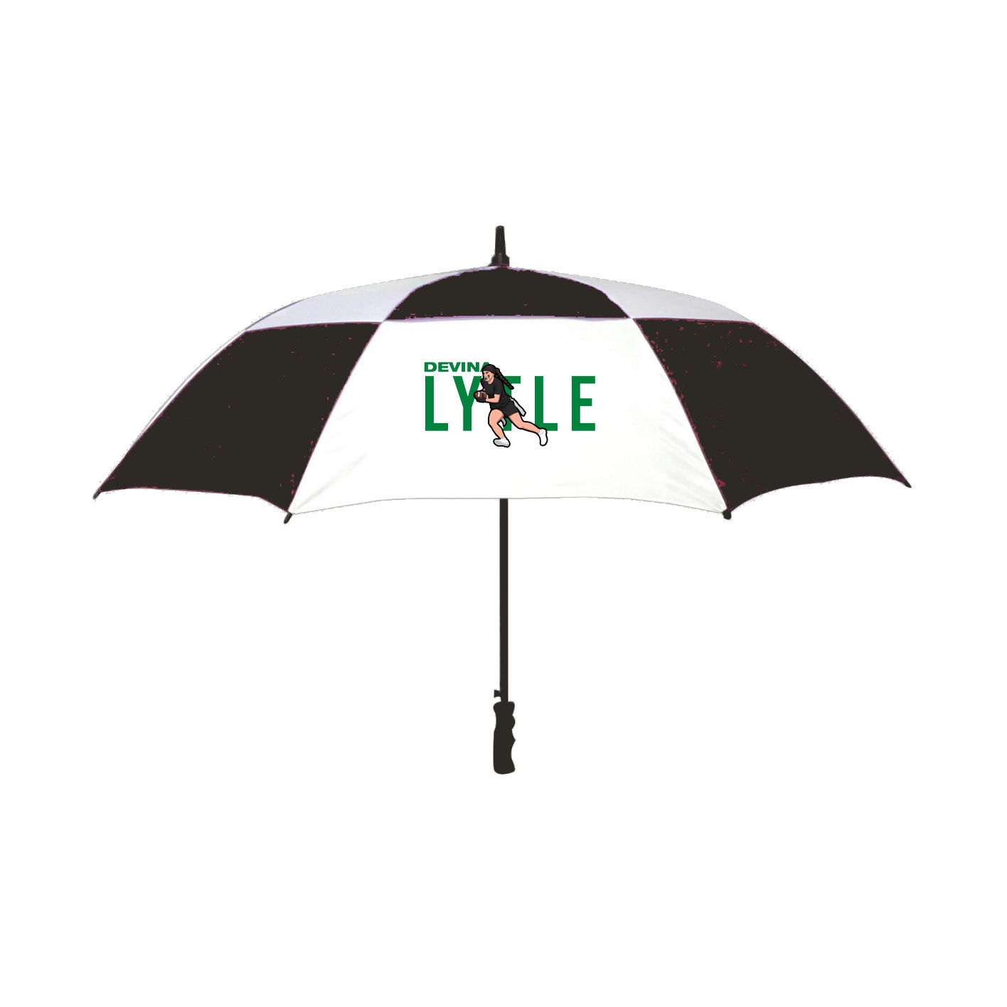 Golf Umbrella — Player Name in Black