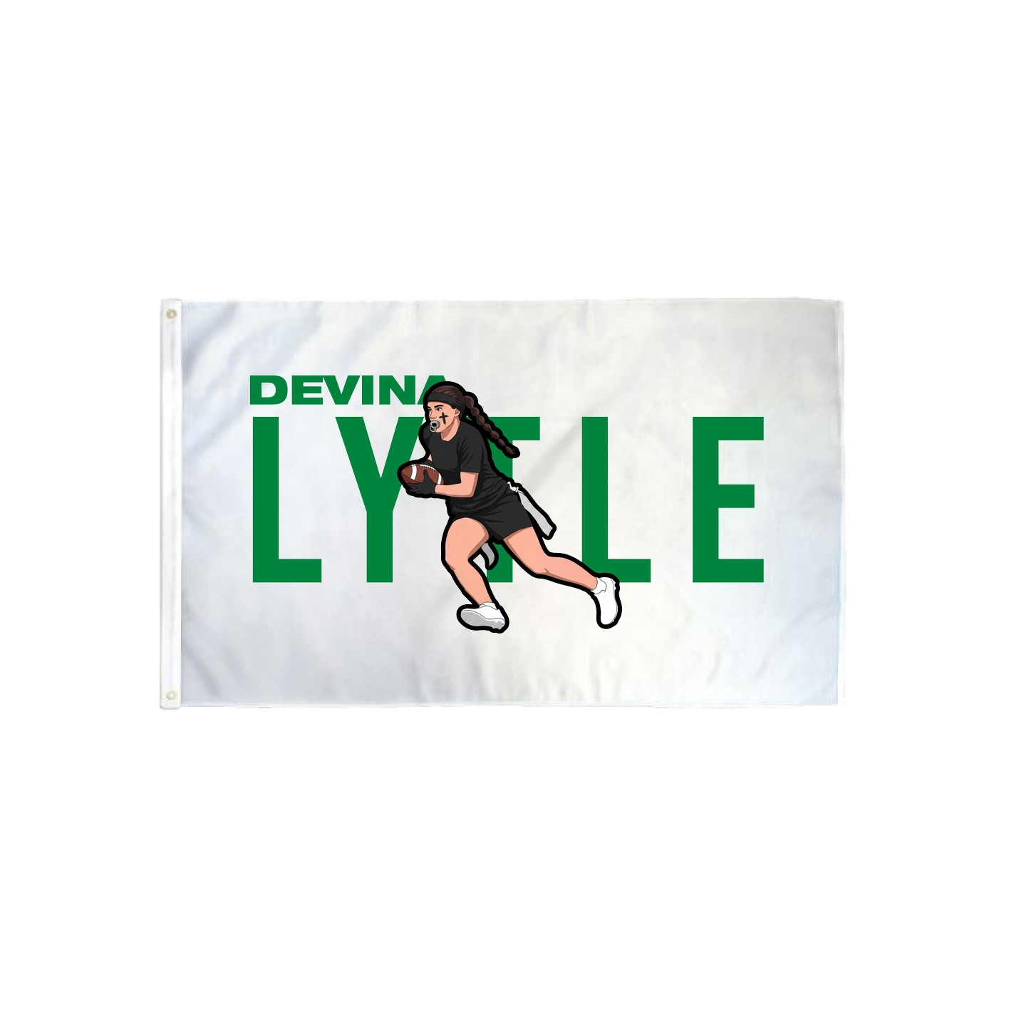 3x5 Flag — Player Name in Classic