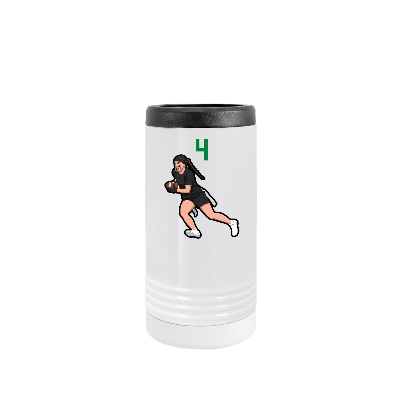 Slim Beverage Holder — Number Top in White