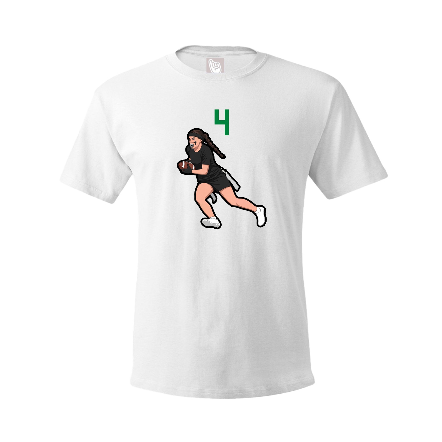 Tee — Number Top in White