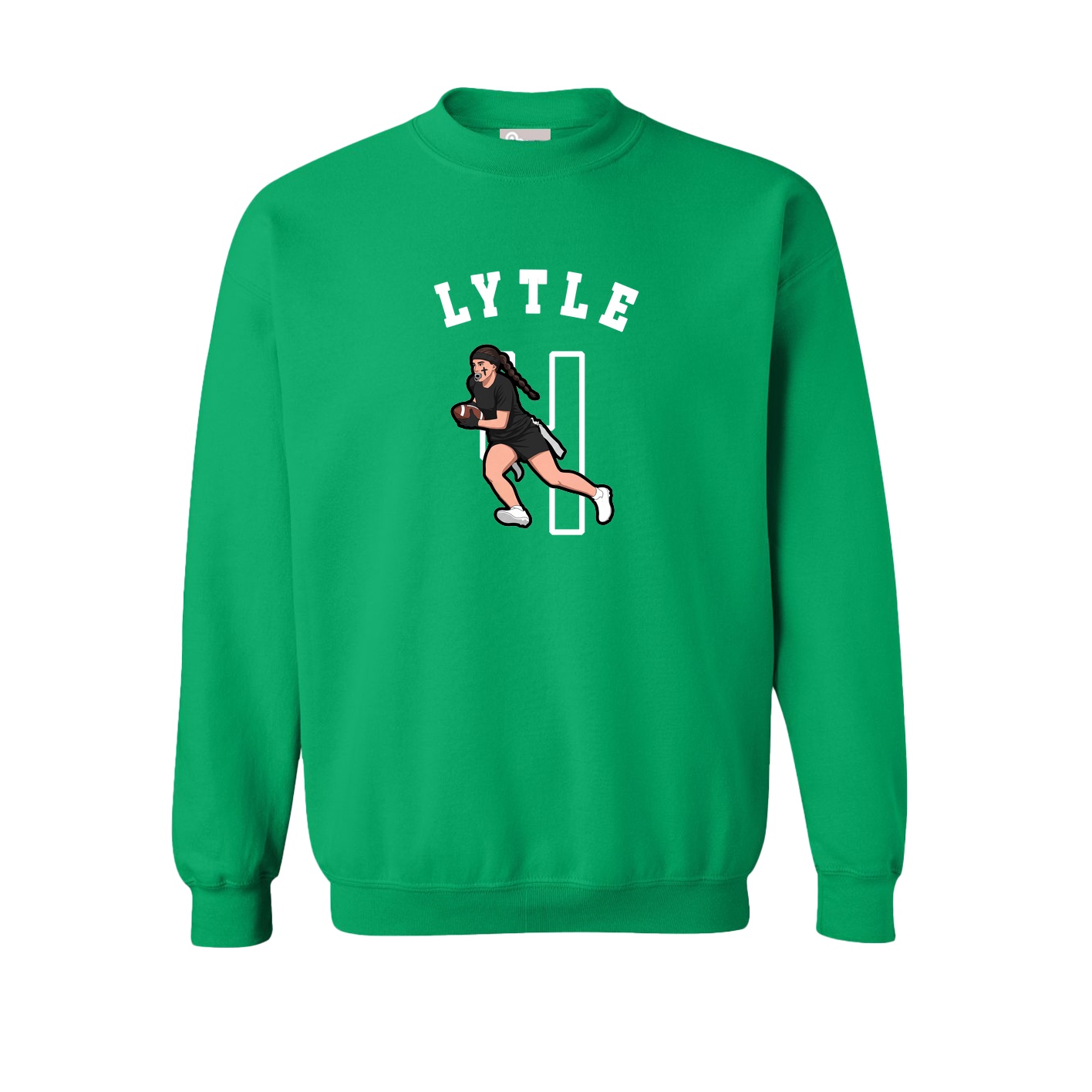 Fleece Crew — Shirsey Arch in Green
