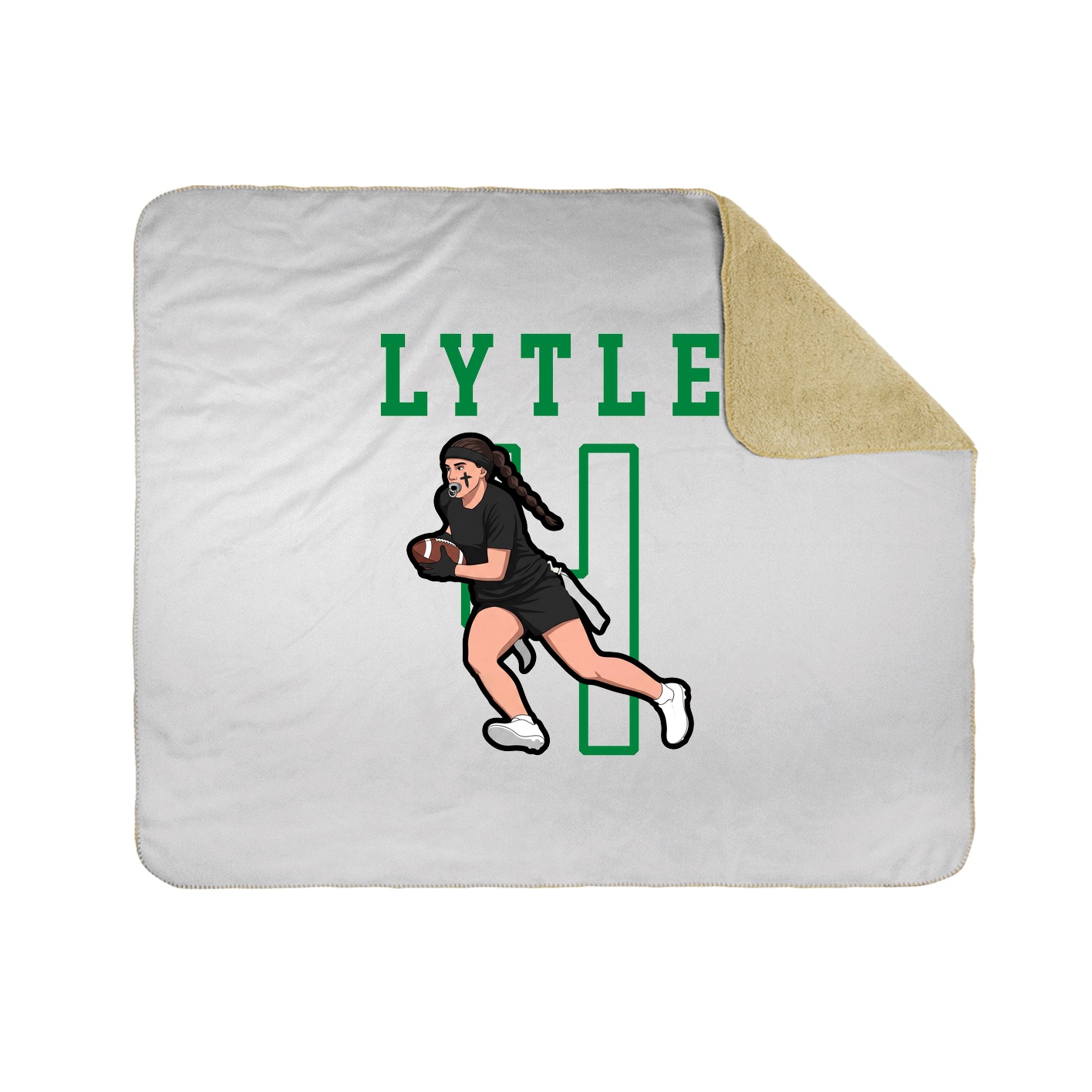 Throw Blanket — Shirsey in White