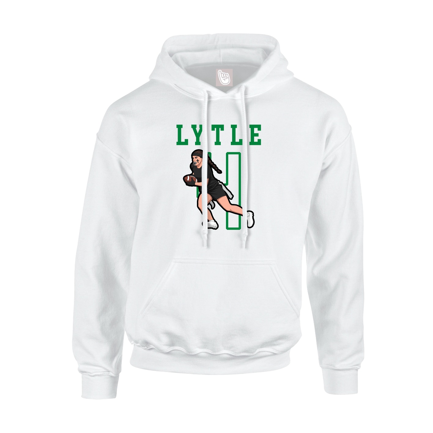 Youth Hoodie — Shirsey in White