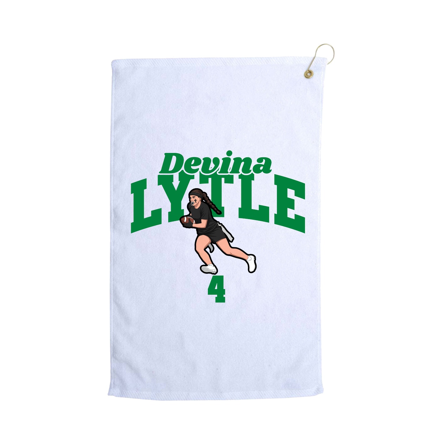 Golf Towel — Signature Arch in White
