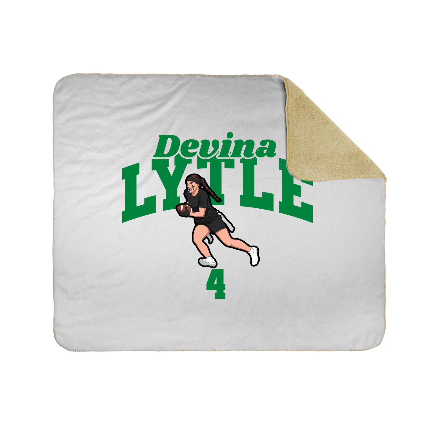 Throw Blanket — Signature Arch in White