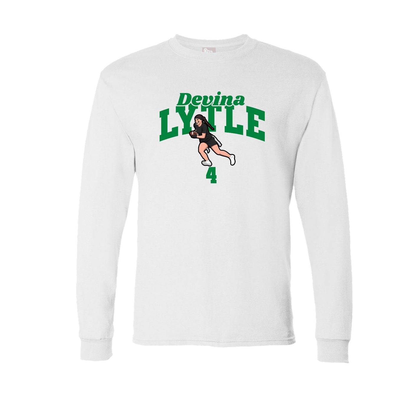 Long Sleeve Tee — Signature Arch in White
