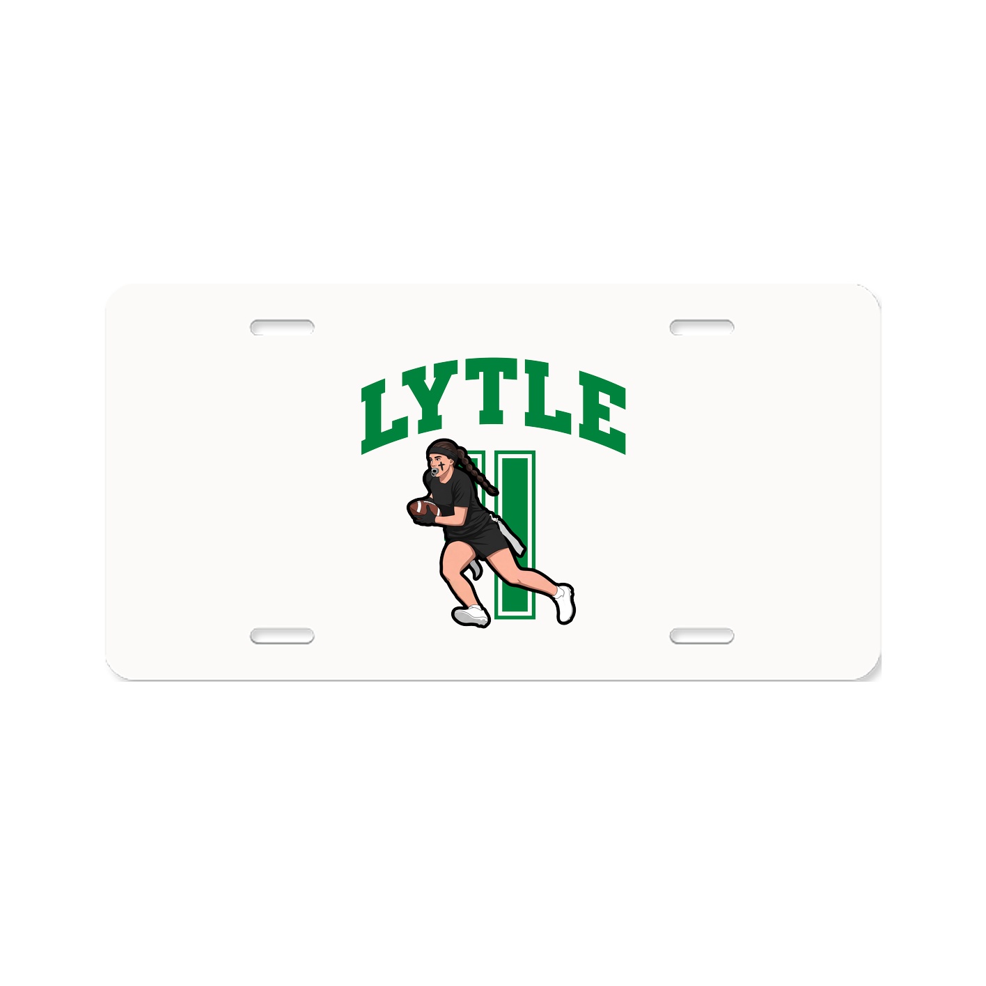 License Plate — Number in Classic
