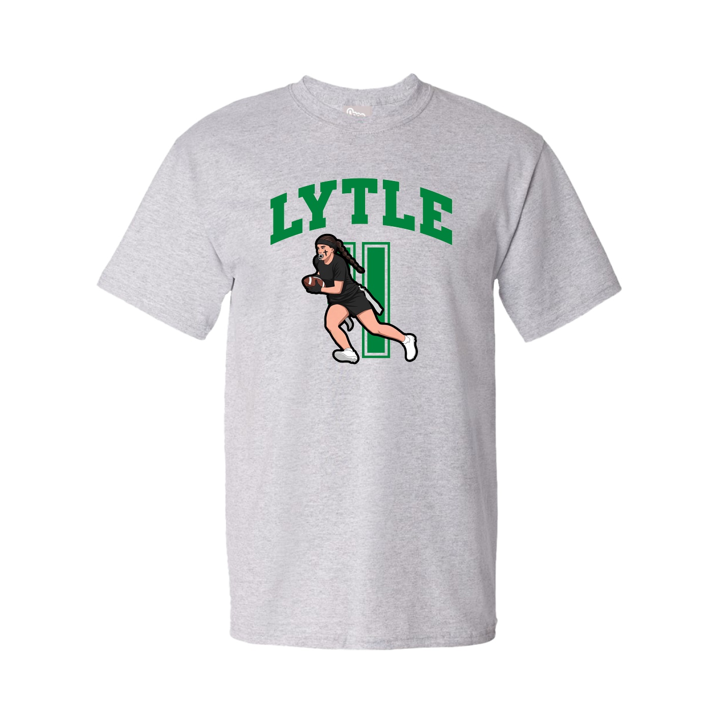 Youth Tee — Number in Grey