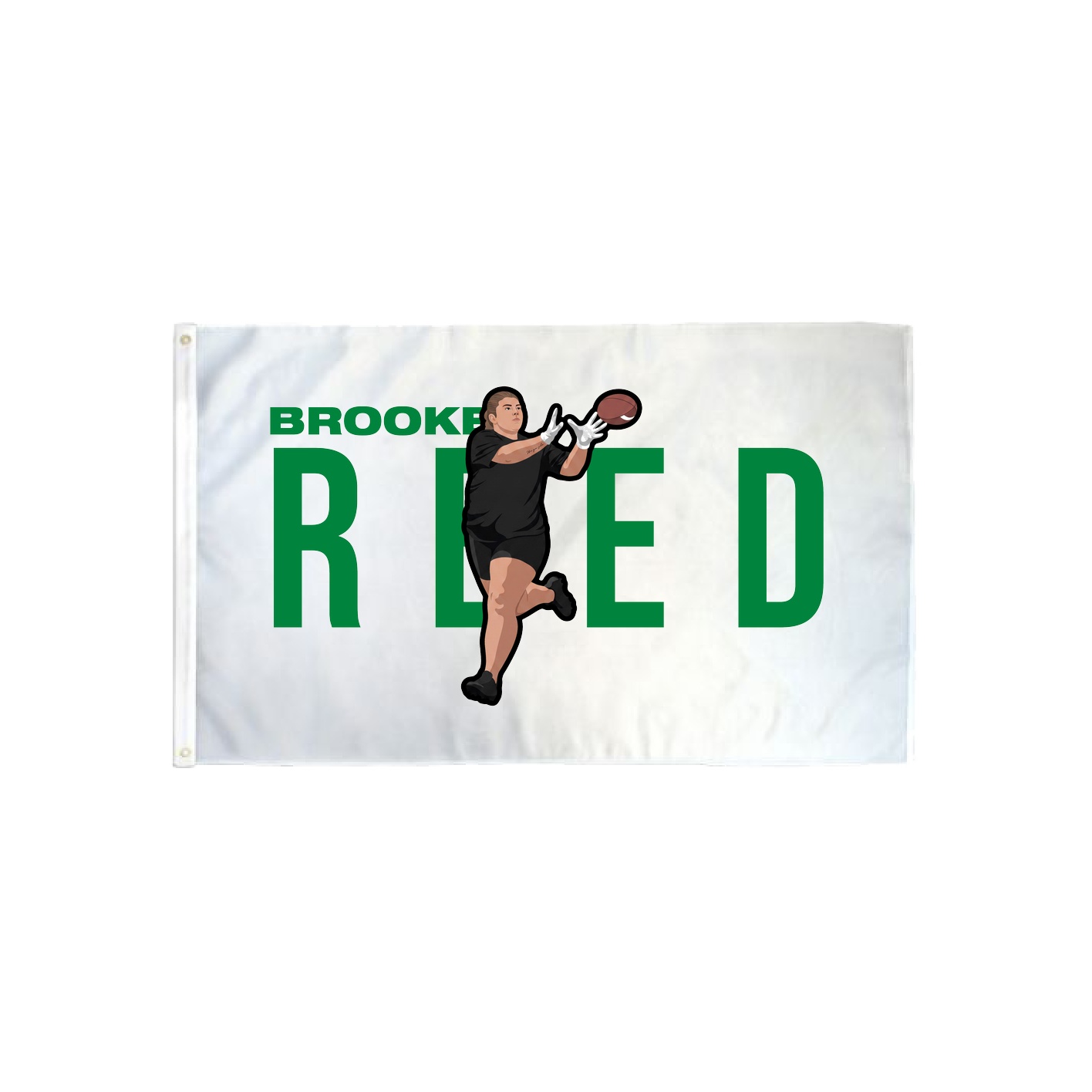 3x5 Flag — Player Name in Classic