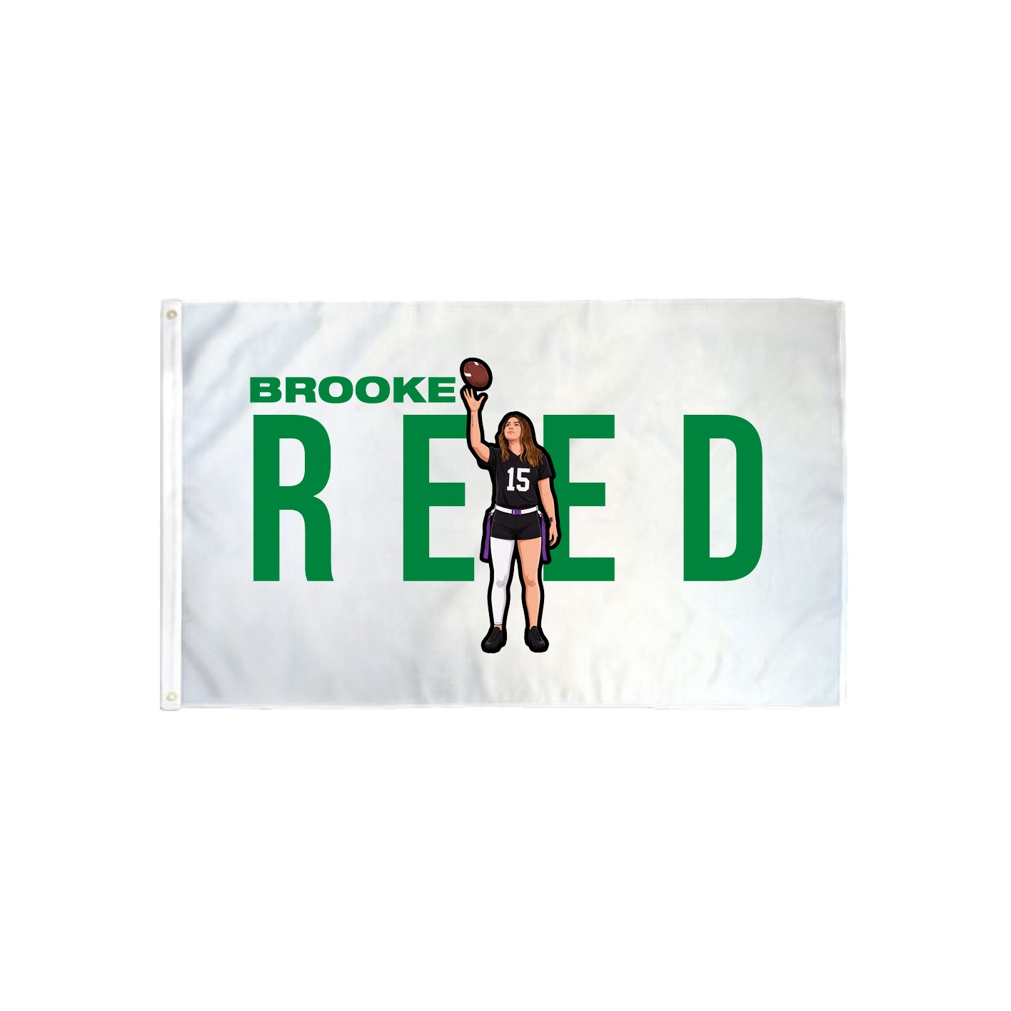 3x5 Flag — Player Name in Classic