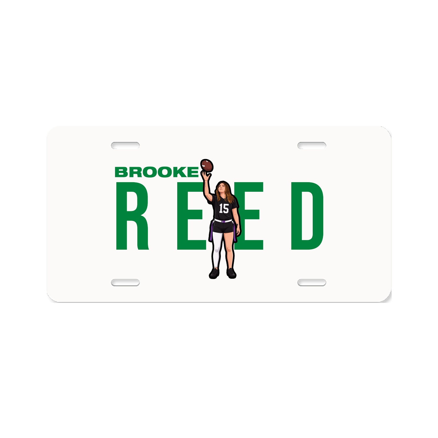 License Plate — Player Name in Classic