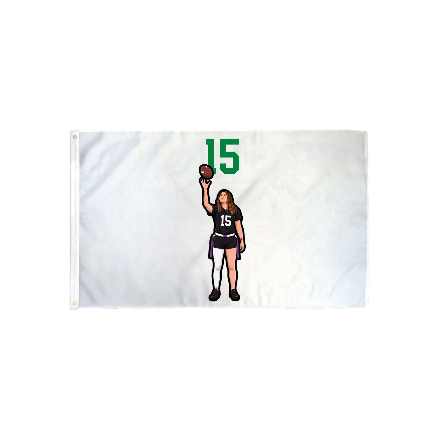 3x5 Flag — Number Top in Classic
