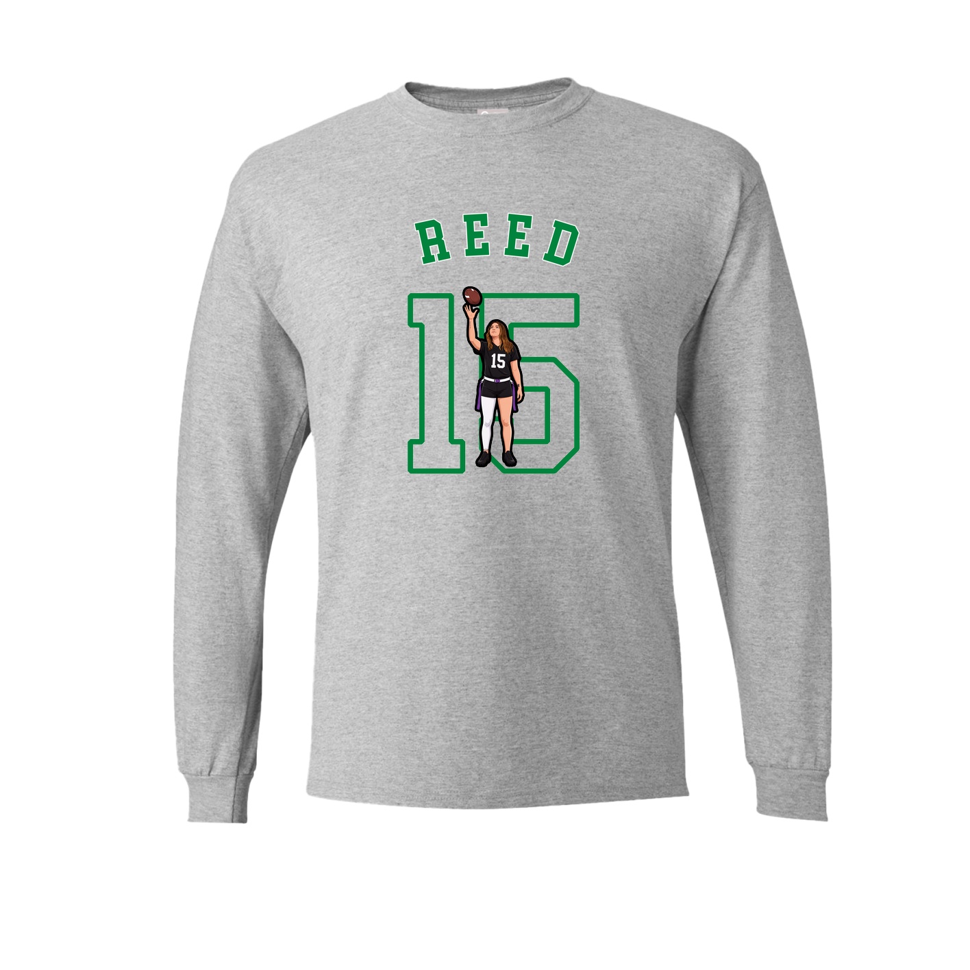 Long Sleeve Tee — Shirsey Arch in Grey