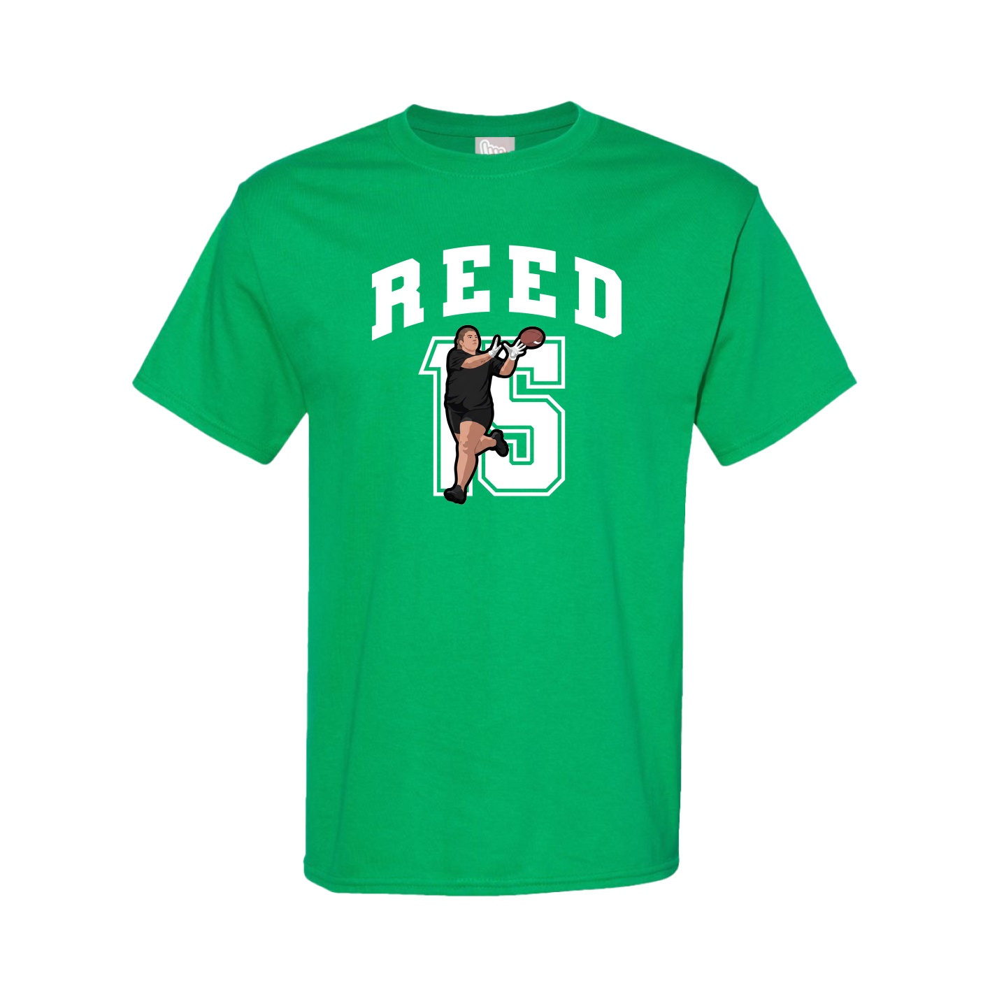 Youth Tee — Number in Green