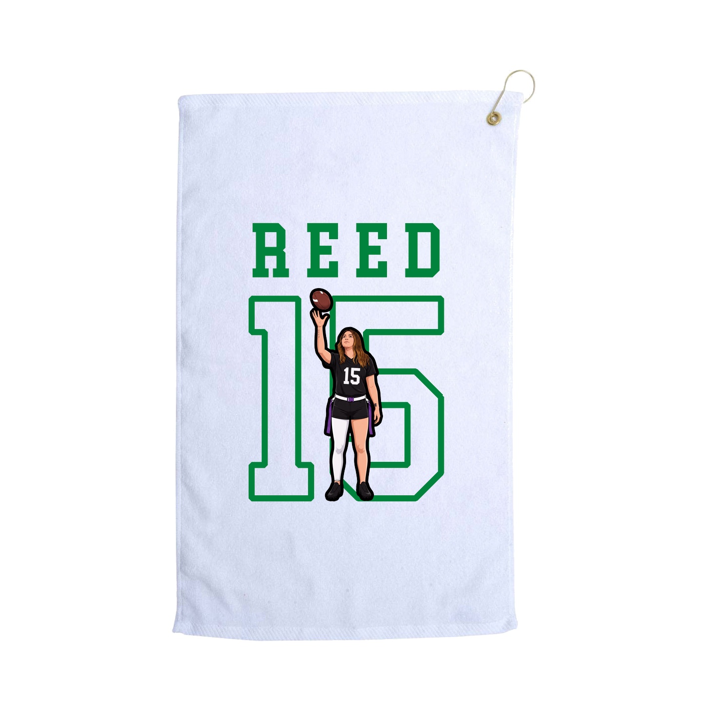 Golf Towel — Shirsey in White