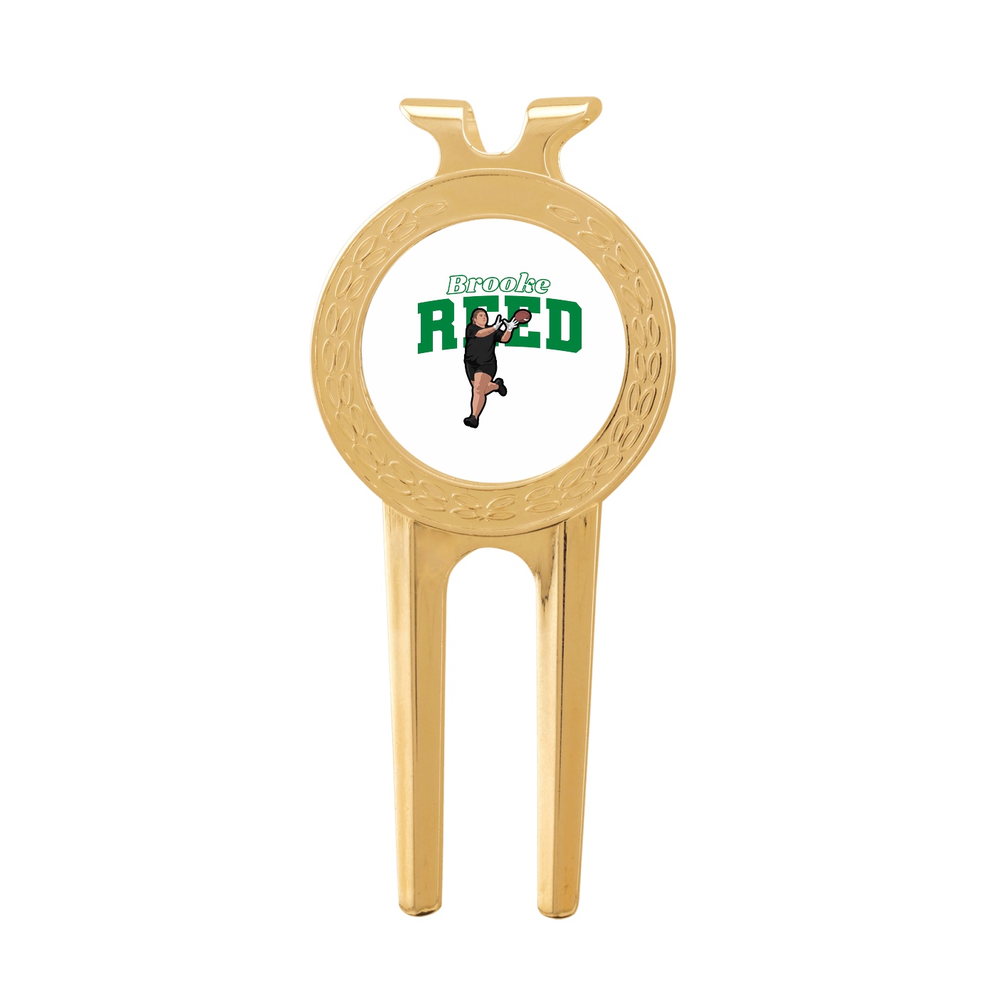 Divot Tool with Ball Marker — Name Arch in Classic