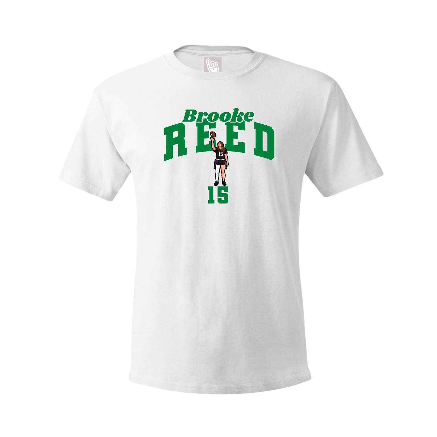 Youth Tee — Signature Arch in White