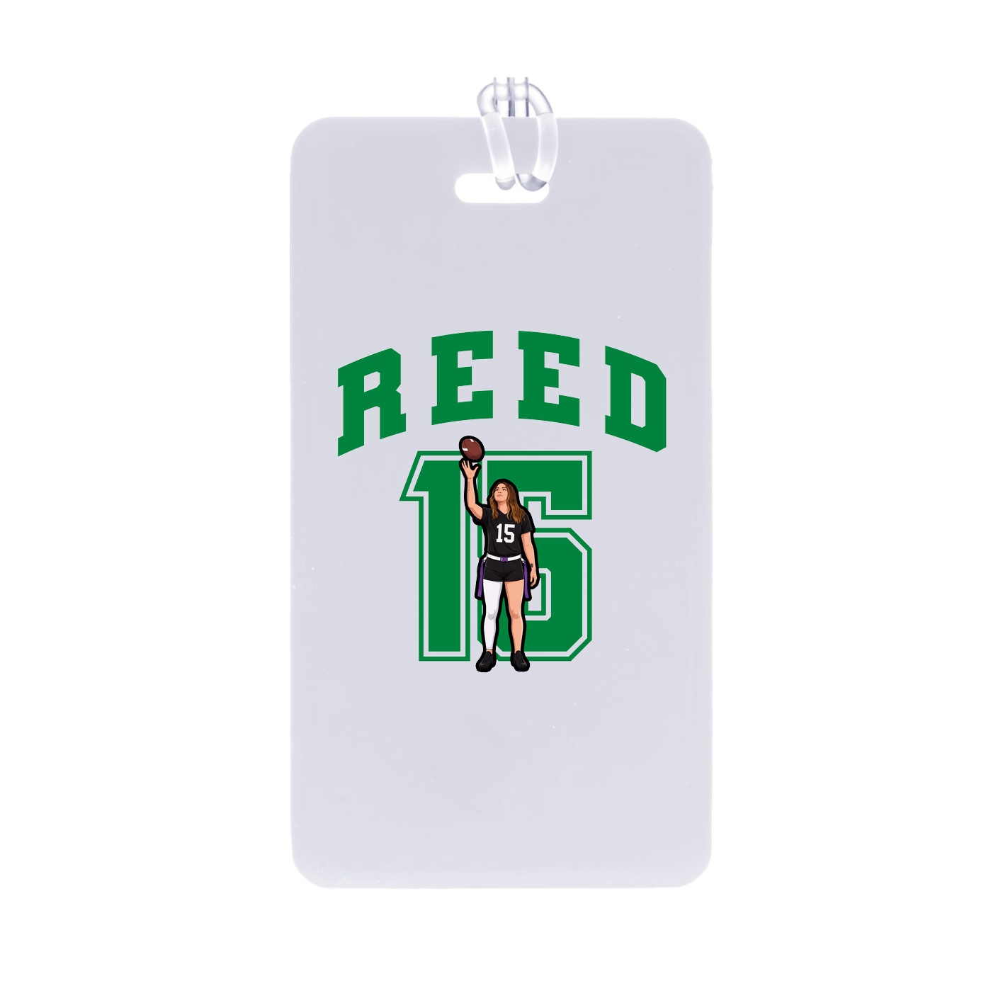 Bag Tag — Number in Classic
