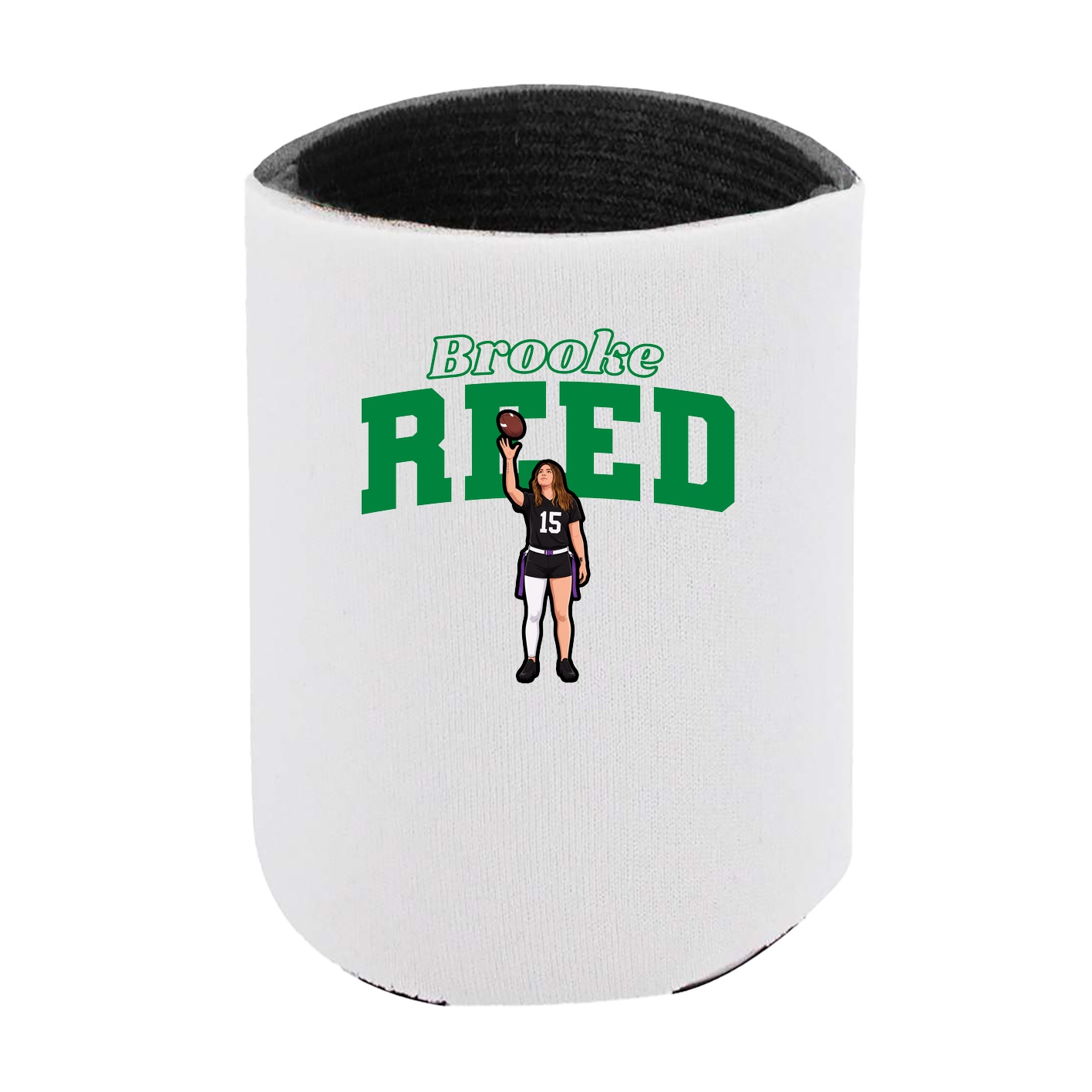 Can Holder — Name Arch in White