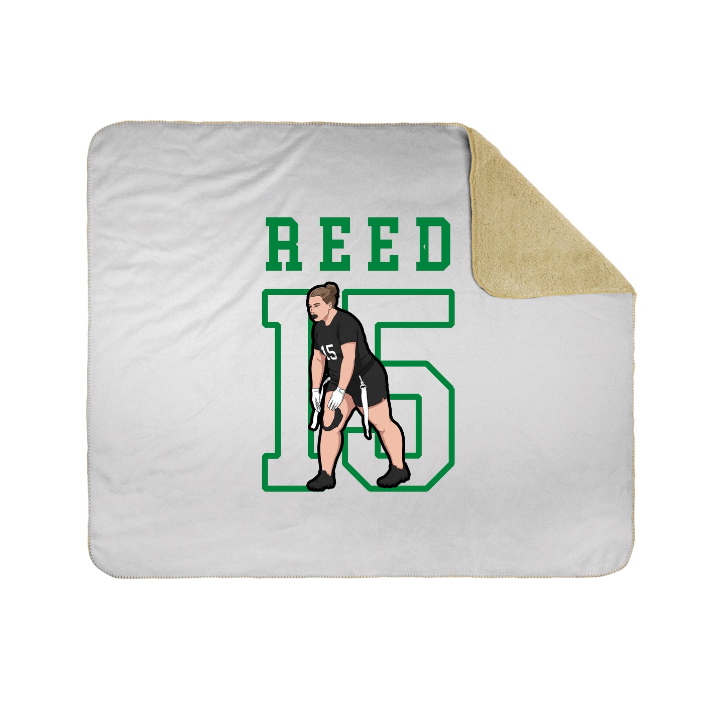 Throw Blanket — Shirsey in White