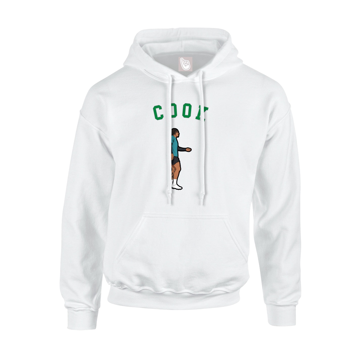 Youth Hoodie — Shirsey Arch in White