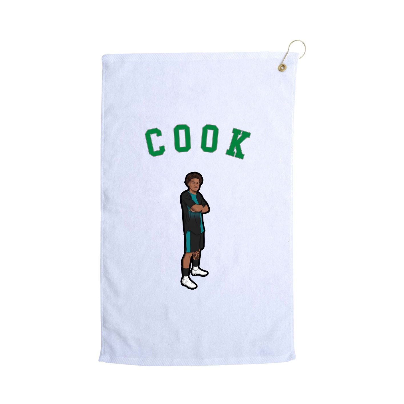 Golf Towel — Shirsey Arch in White