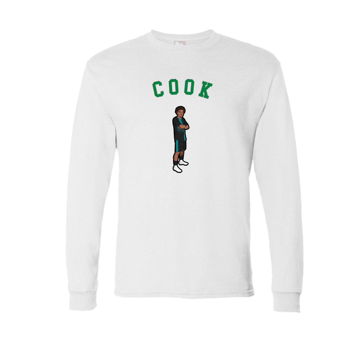 Long Sleeve Tee — Shirsey Arch in White