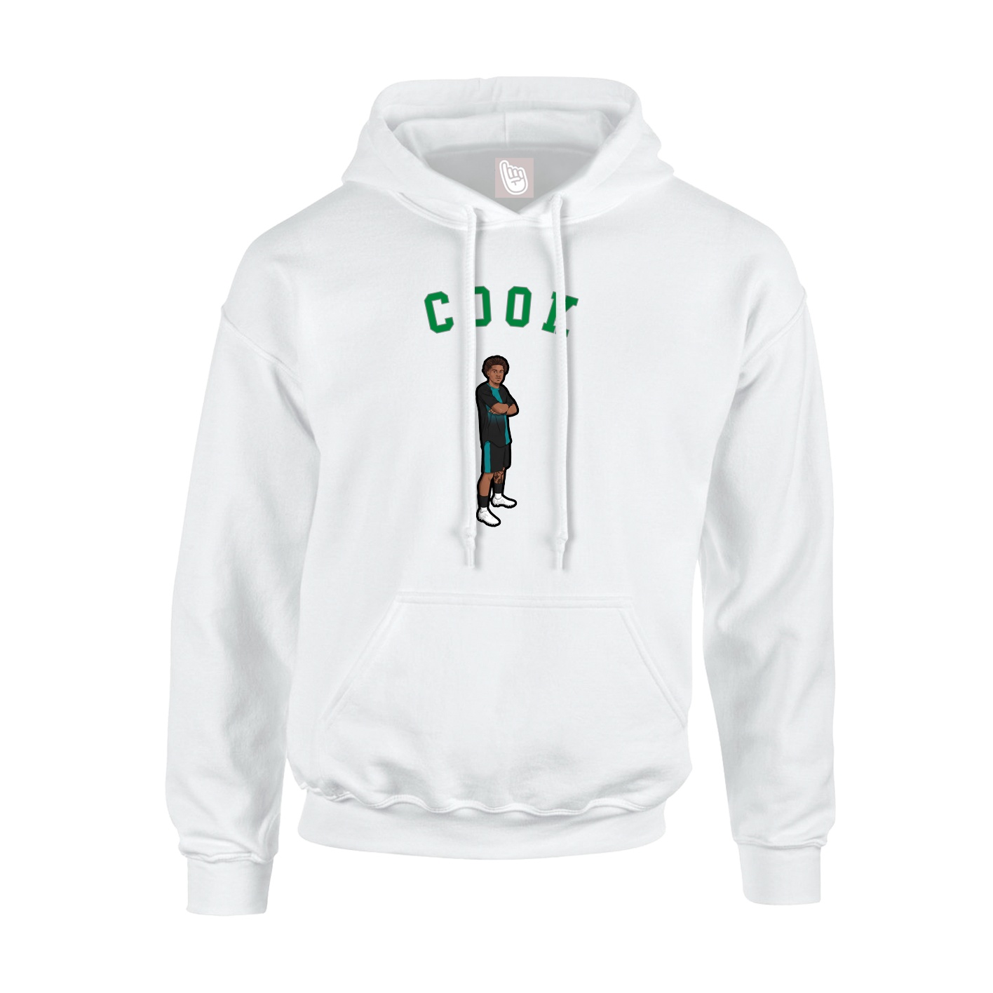Hoodie — Shirsey Arch in White