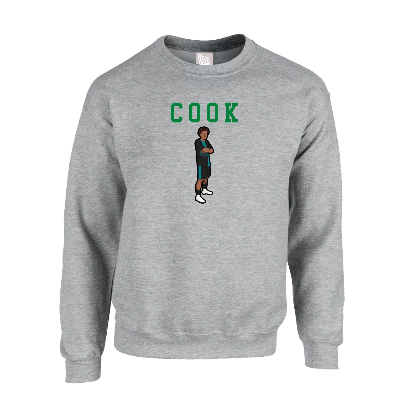 Fleece Crew — Shirsey in Grey