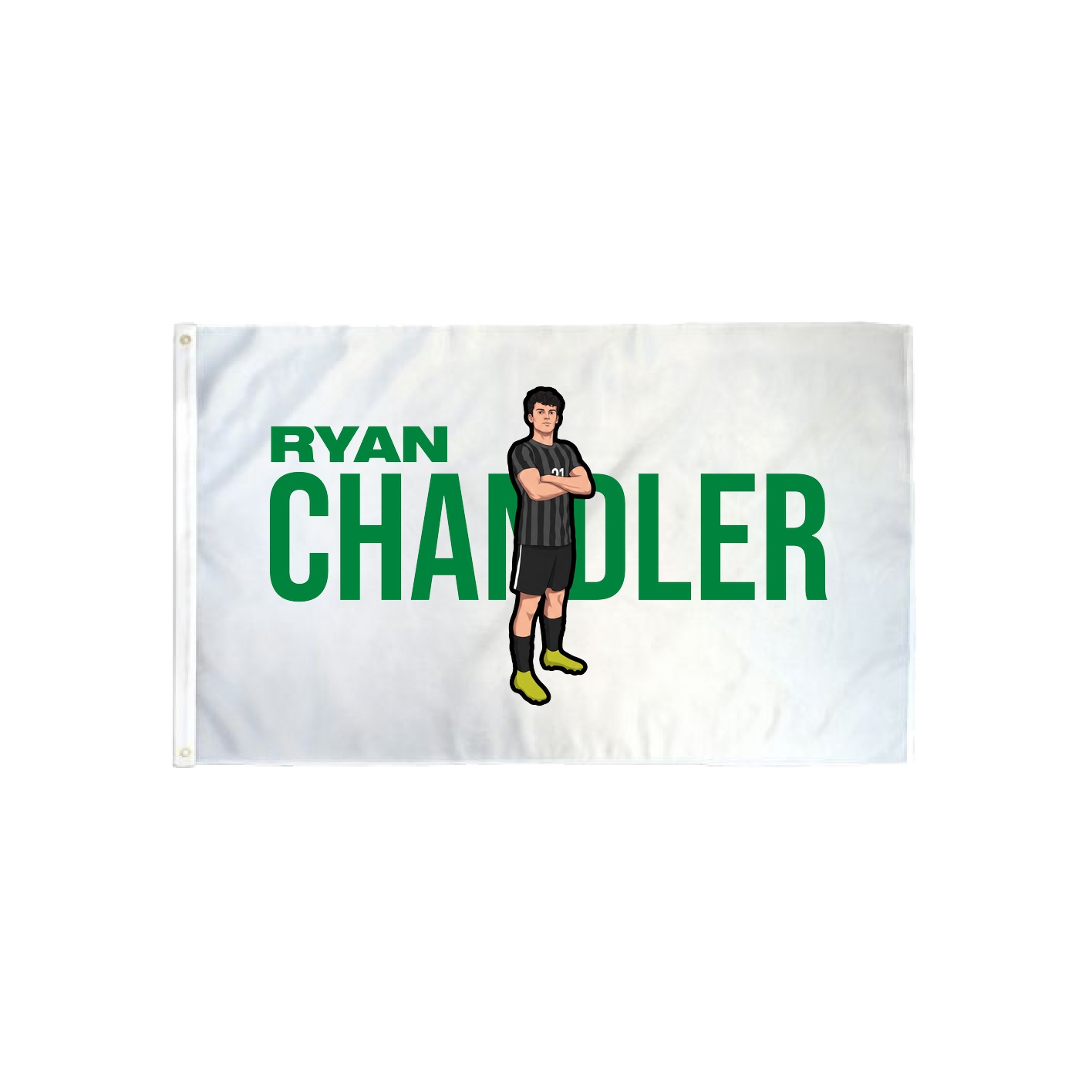 3x5 Flag — Player Name in Classic